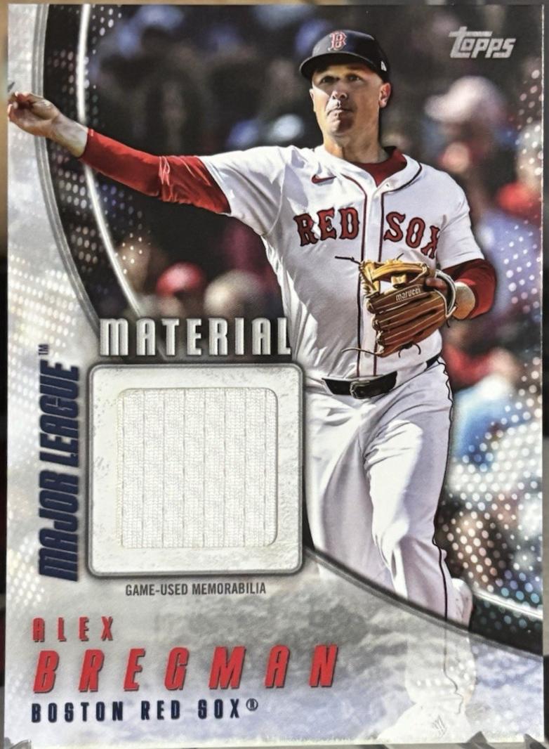 2025 Topps Update Major League Materials Alex Bregman #MMU-AB card