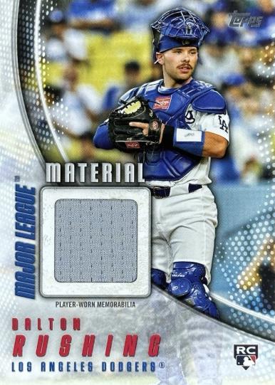 2025 Topps Update Major League Materials Dalton Rushing #MMU-DR card