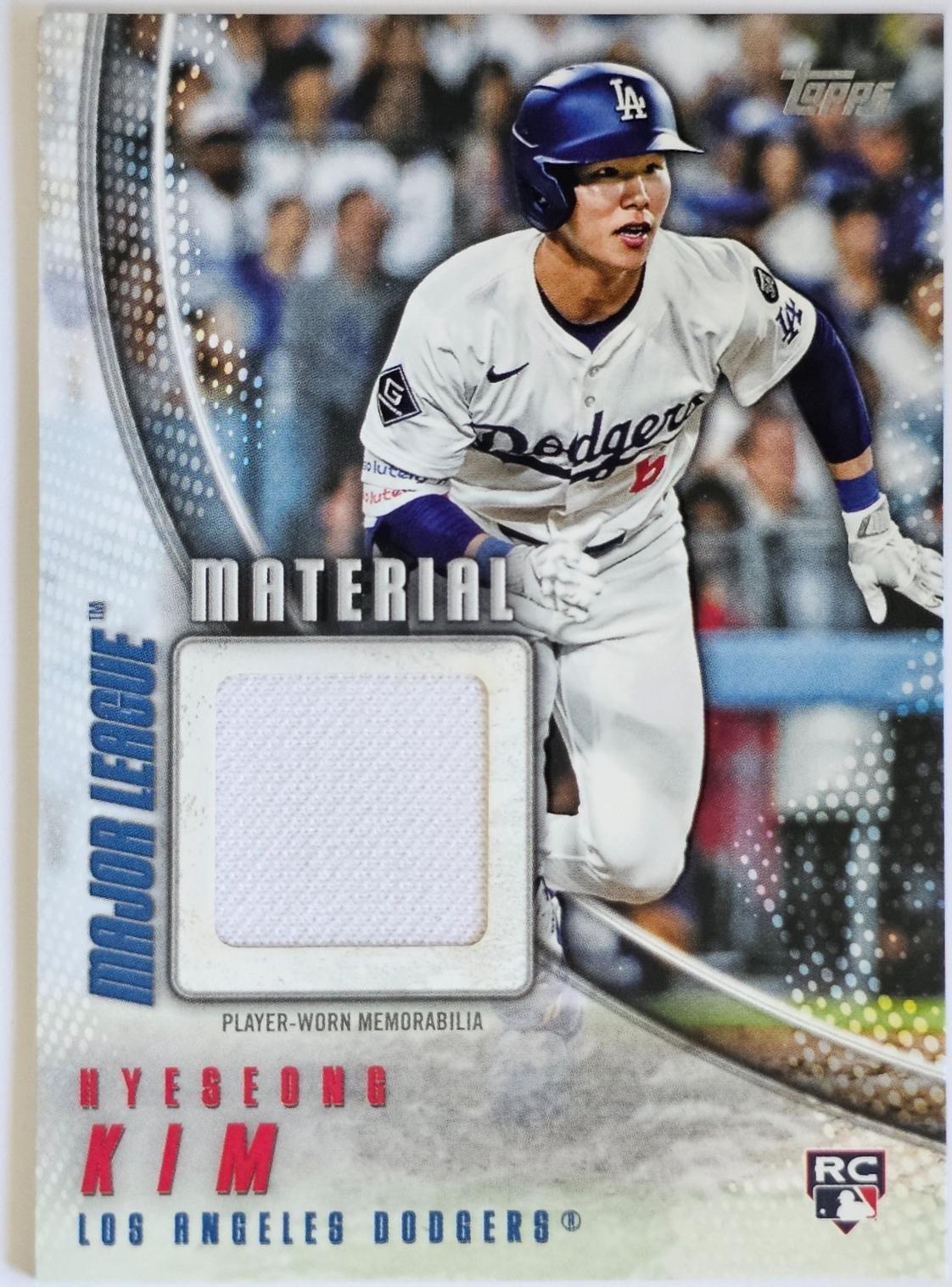 2025 Topps Update Major League Materials Hyeseong Kim #MMU-HK card