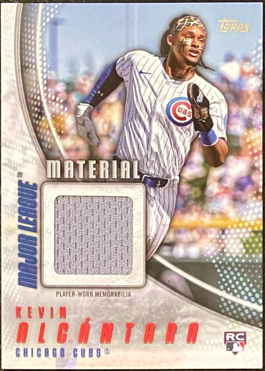 2025 Topps Update Major League Materials Kevin Alcantara #MMU-KA card