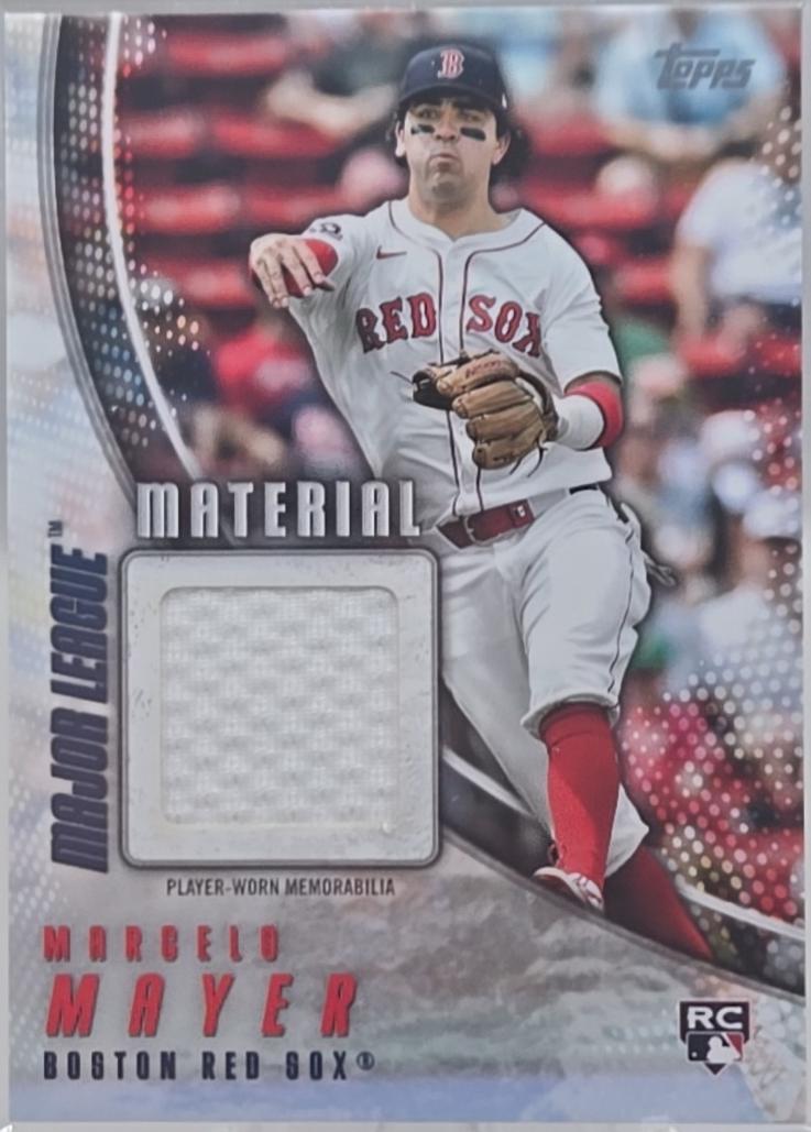 2025 Topps Update Major League Materials Marcelo Mayer #MMU-MAR card