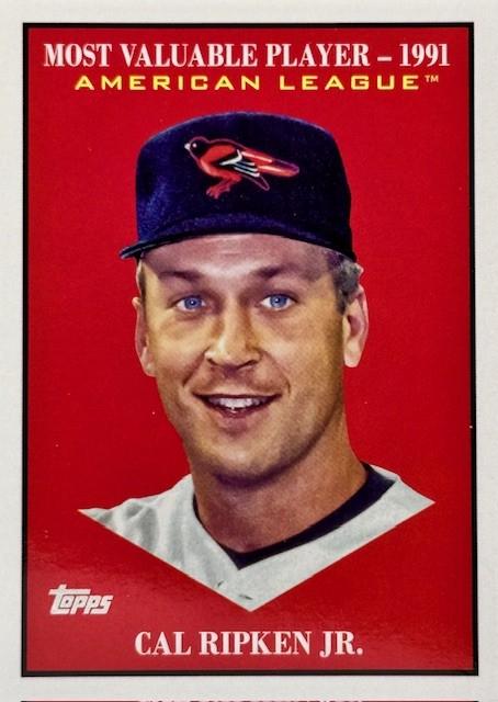 2025 Topps Update Most Valuable Cal Ripken Jr. #MV-27 card