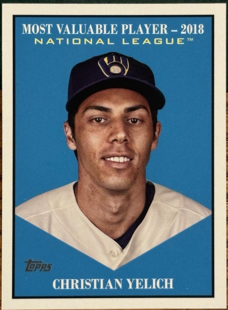 2025 Topps Update Most Valuable Christian Yelich #MV-10 card