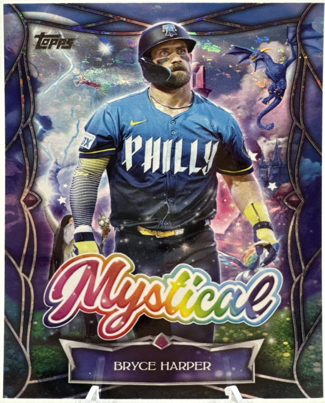 2025 Topps Update Mystical Bryce Harper [Pink] #MYS-3 card