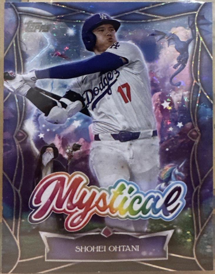 2025 Topps Update Mystical Shohei Ohtani [Blue Foil] #MYS-9 card