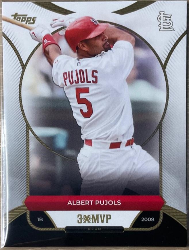 2025 Topps Welcome to the Club 3X MVP Albert Pujols #14 card