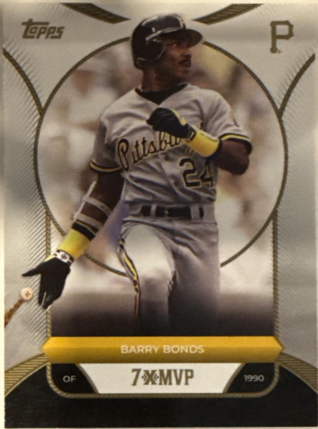 2025 Topps Welcome to the Club 3X MVP Barry Bonds #4 card