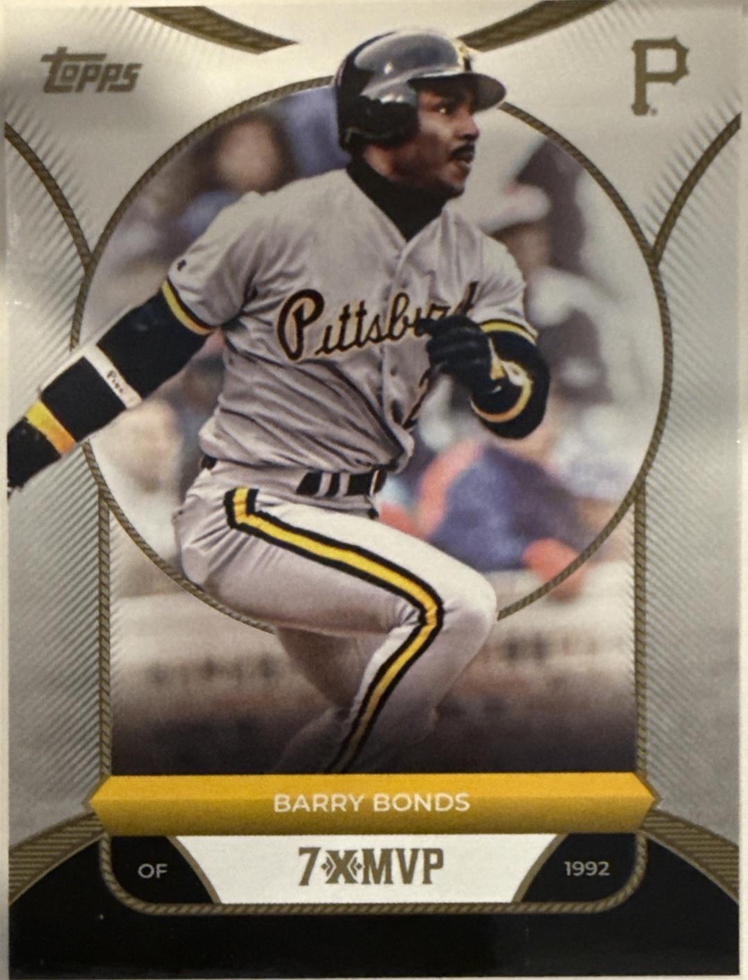 2025 Topps Welcome to the Club 3X MVP Barry Bonds #5 card