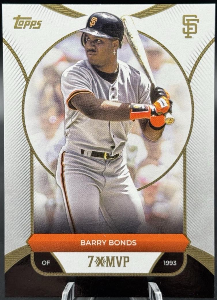 2025 Topps Welcome to the Club 3X MVP Barry Bonds #6 card