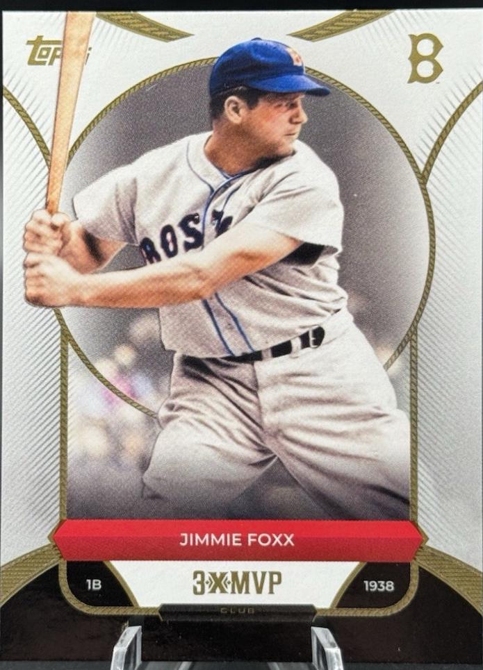 2025 Topps Welcome to the Club 3X MVP Jimmie Foxx #36 card