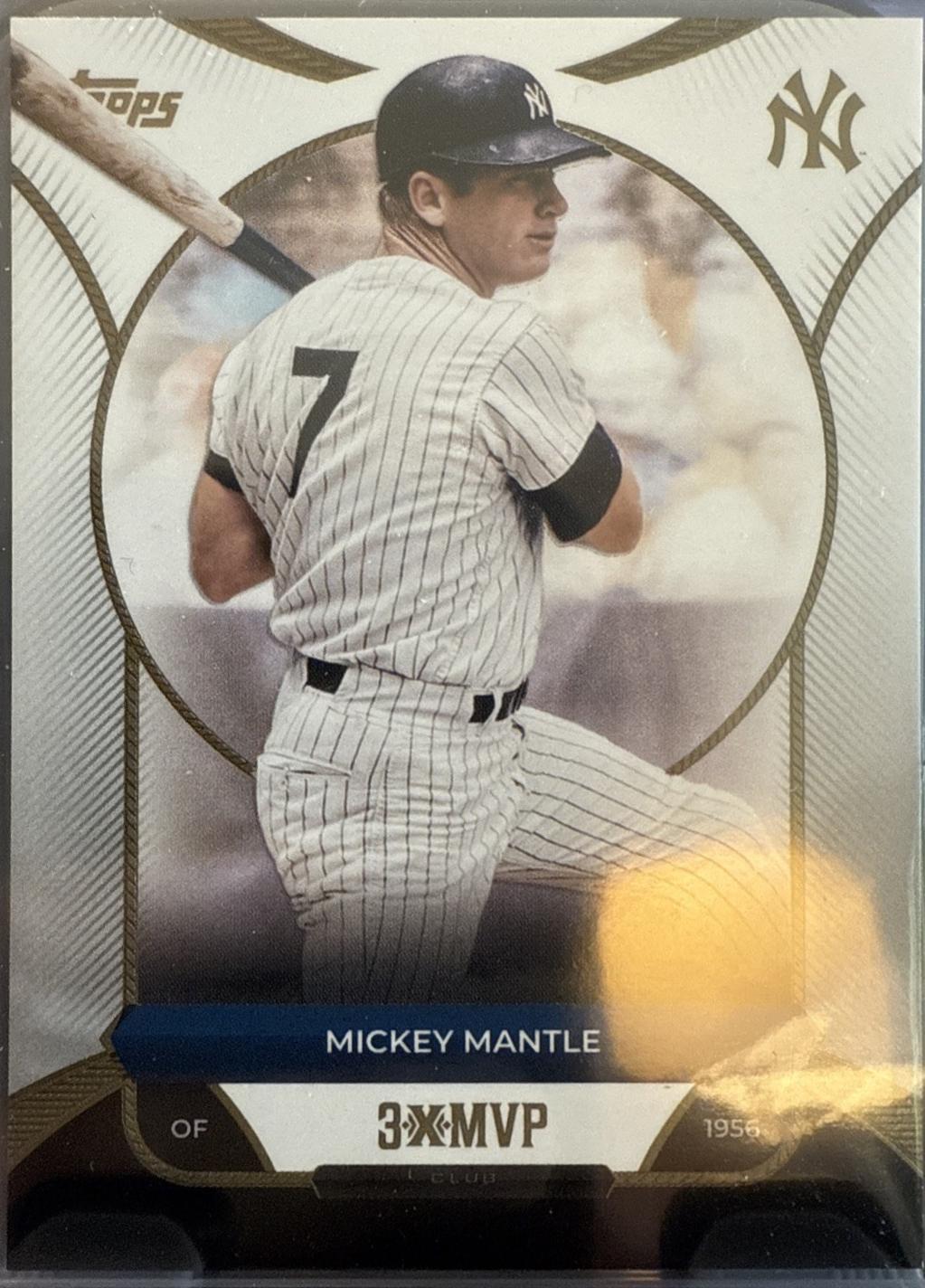 2025 Topps Welcome to the Club 3X MVP Mickey Mantle #19 card