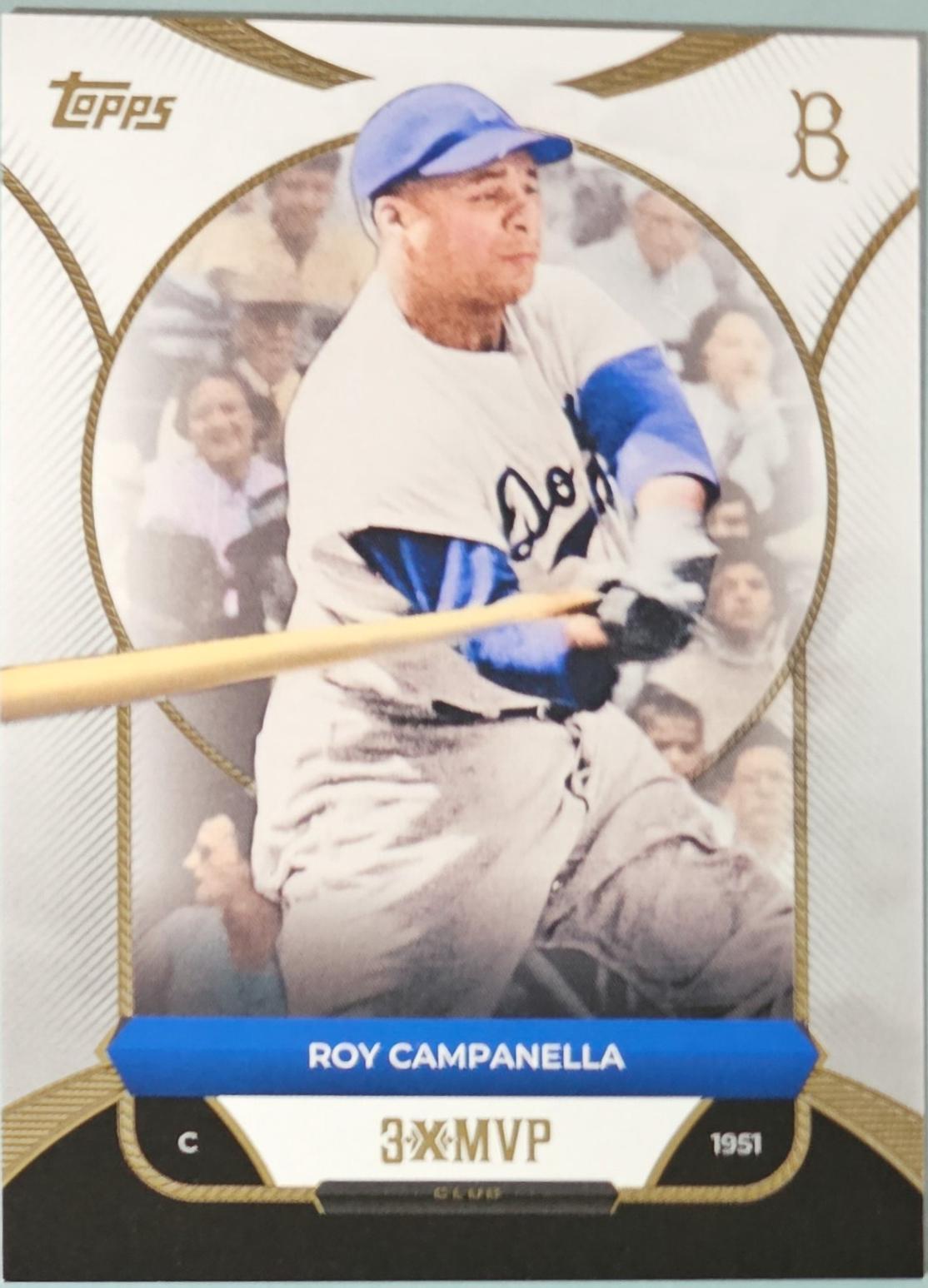 2025 Topps Welcome to the Club 3X MVP Roy Campanella #25 card