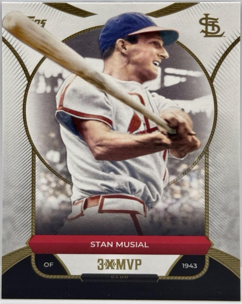 2025 Topps Welcome to the Club 3X MVP Stan Musial #28 card