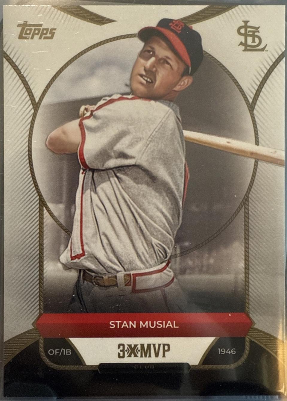 2025 Topps Welcome to the Club 3X MVP Stan Musial #29 card