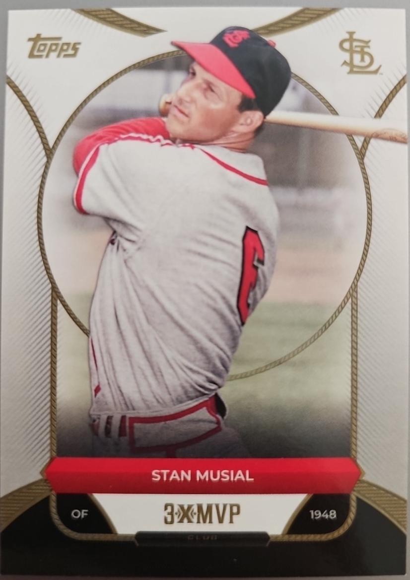 2025 Topps Welcome to the Club 3X MVP Stan Musial #30 card