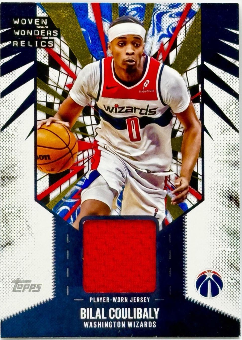 2025 Topps Woven Wonders Relic Bilal Coulibaly #WW-BC card