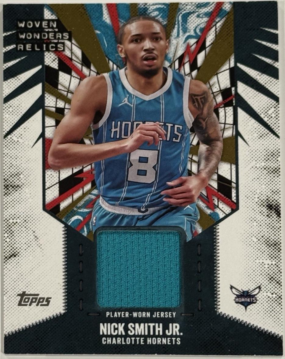 2025 Topps Woven Wonders Relic Nick Smith Jr. #WW-NS card