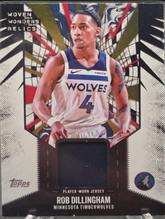 2025 Topps Woven Wonders Relic Rob Dillingham #WW-RD card