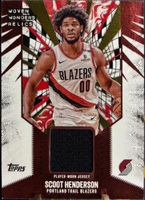2025 Topps Woven Wonders Relic Scoot Henderson #WW-SH card