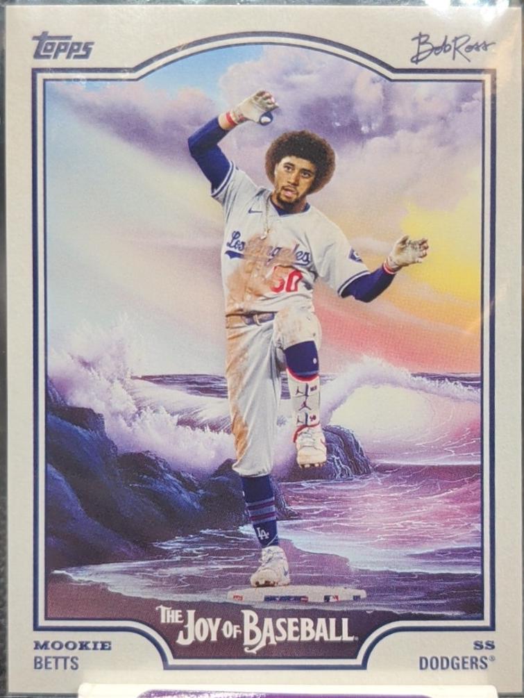 2025 Topps X Bob Ross Mookie Betts [Happy Mistake SP] #10 card
