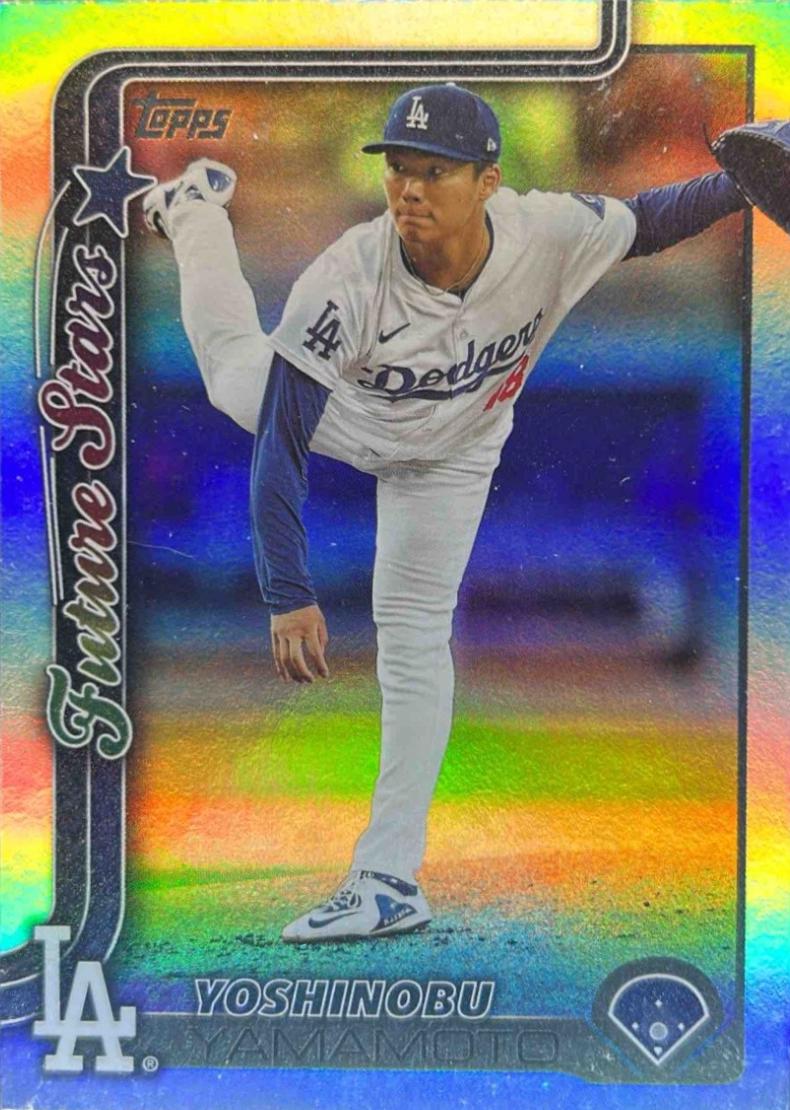 2025 Topps Yoshinobu Yamamoto [Rainbow Foil] #231 card