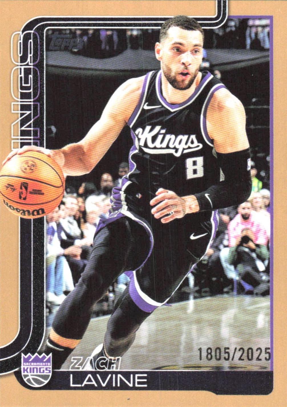 2025 Topps Zach LaVine [Gold] #163 card