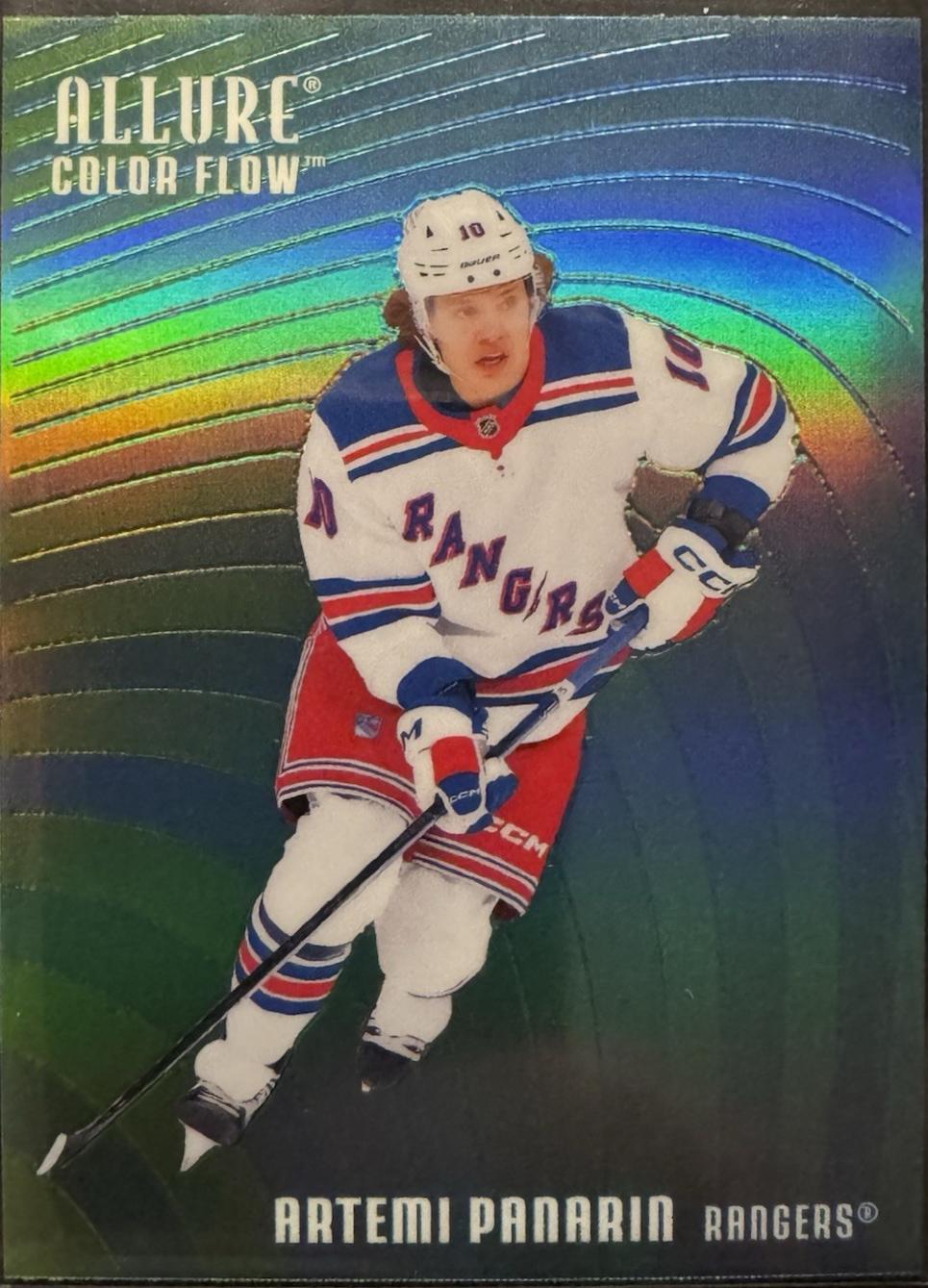 2025 Upper Deck Allure Color Flow Artemi Panarin [Green Blue] #CF-19 card