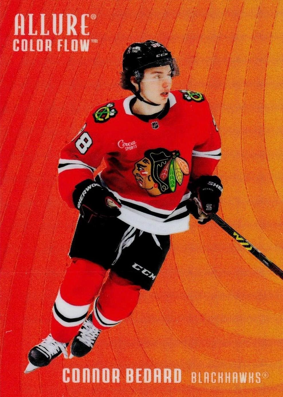 2025 Upper Deck Allure Color Flow Connor Bedard [Red-Orange] #CF-8 card