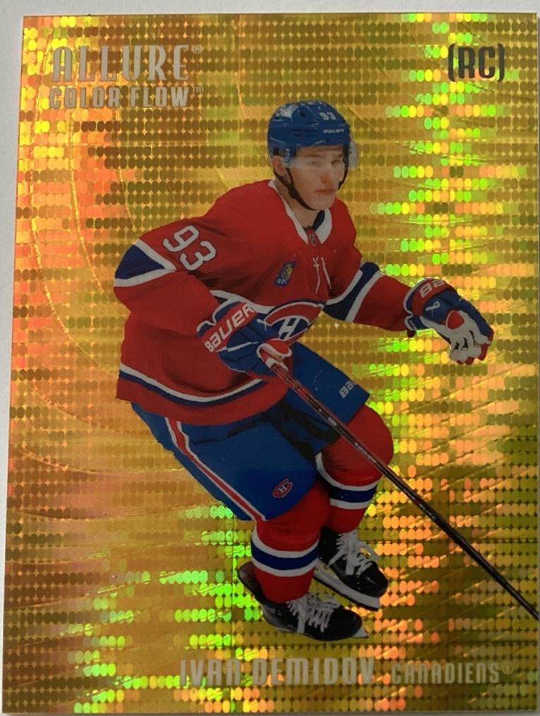 2025 Upper Deck Allure Color Flow Ivan Demidov [Orange Yellow Spectrum] #CF-22 card