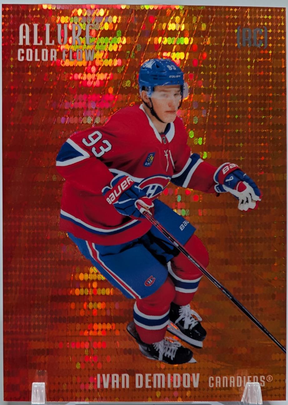 2025 Upper Deck Allure Color Flow Ivan Demidov [Red Orange Spectrum] #CF-22 card