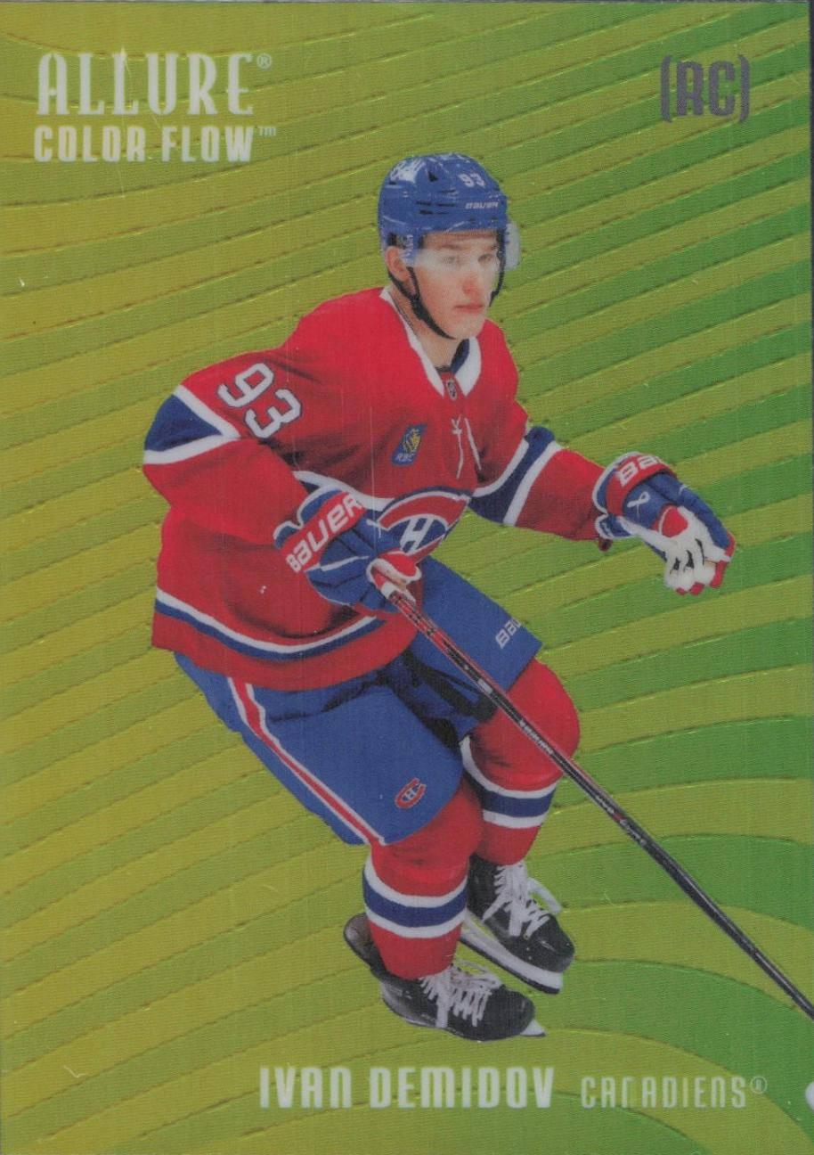 2025 Upper Deck Allure Color Flow Ivan Demidov [Yellow Green] #CF-22 card