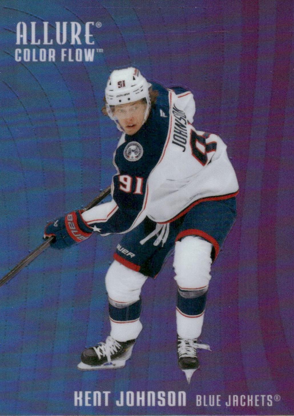 2025 Upper Deck Allure Color Flow Kent Johnson [Blue Purple] #CF-23 card