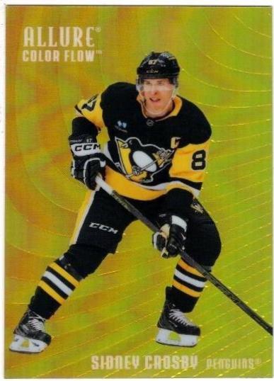 2025 Upper Deck Allure Color Flow Sidney Crosby [Orange Yellow] #CF-24 card