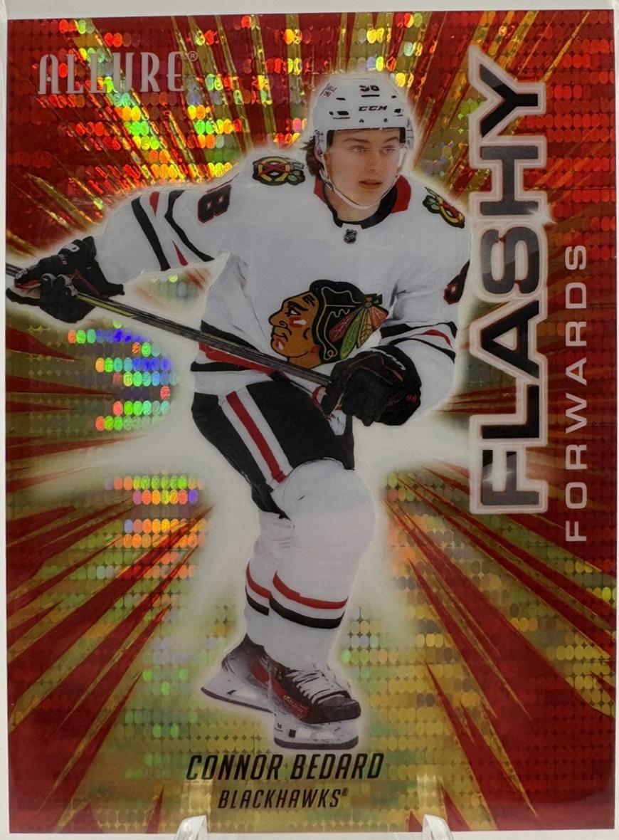 2025 Upper Deck Allure Flashy Forwards Connor Bedard [Spectrum] #FF-14 card