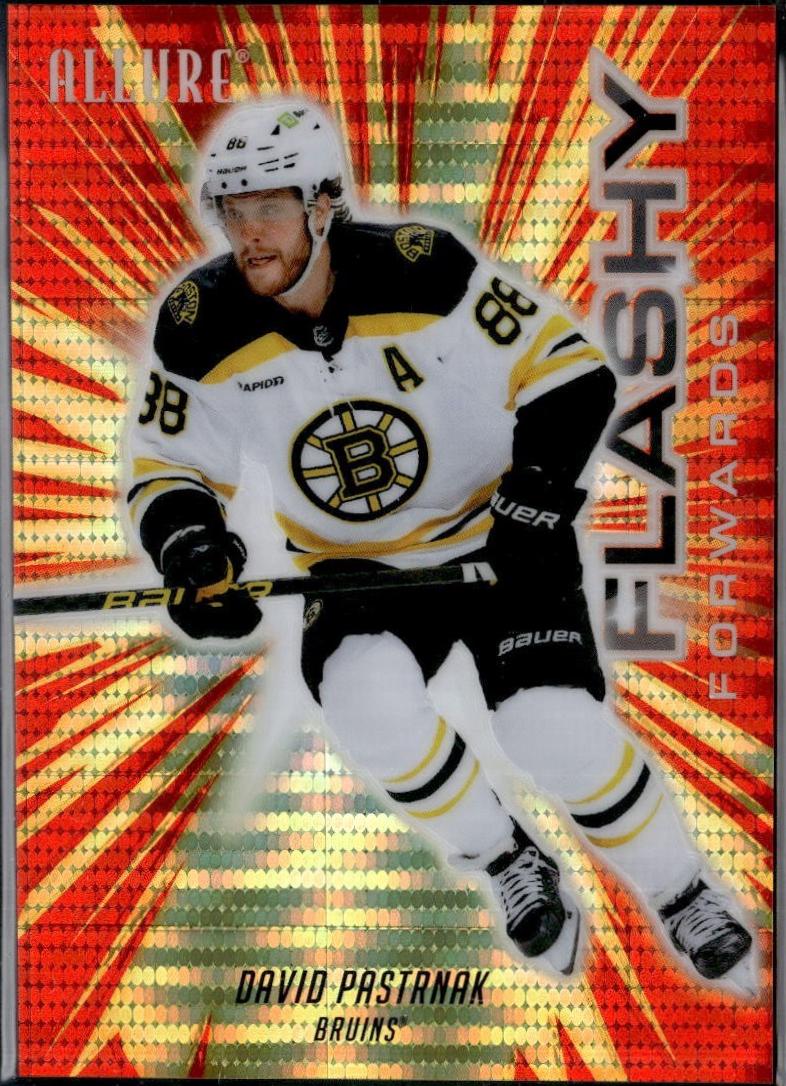 2025 Upper Deck Allure Flashy Forwards David Pastrnak [Spectrum] #FF-7 card