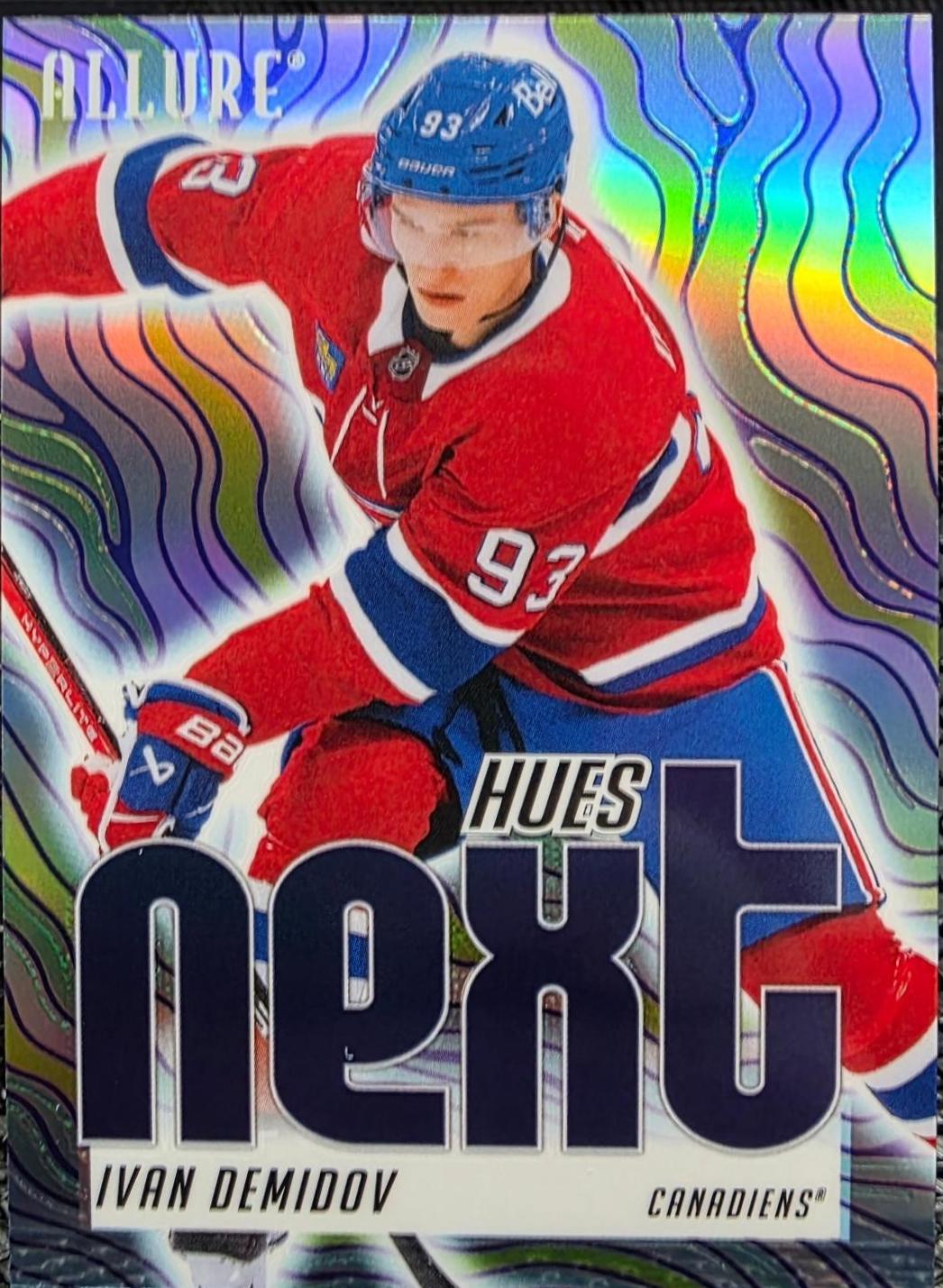 2025 Upper Deck Allure Hues Next Ivan Demidov [Blue] #HN-1 card