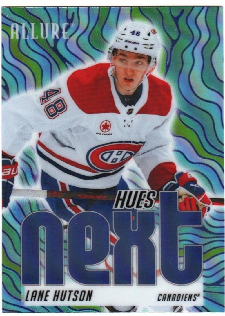 2025 Upper Deck Allure Hues Next Lane Hutson [Blue] #HN-15 card
