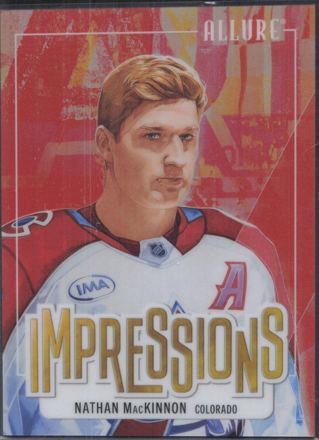 2025 Upper Deck Allure Impressions Nathan MacKinnon #I-1 card