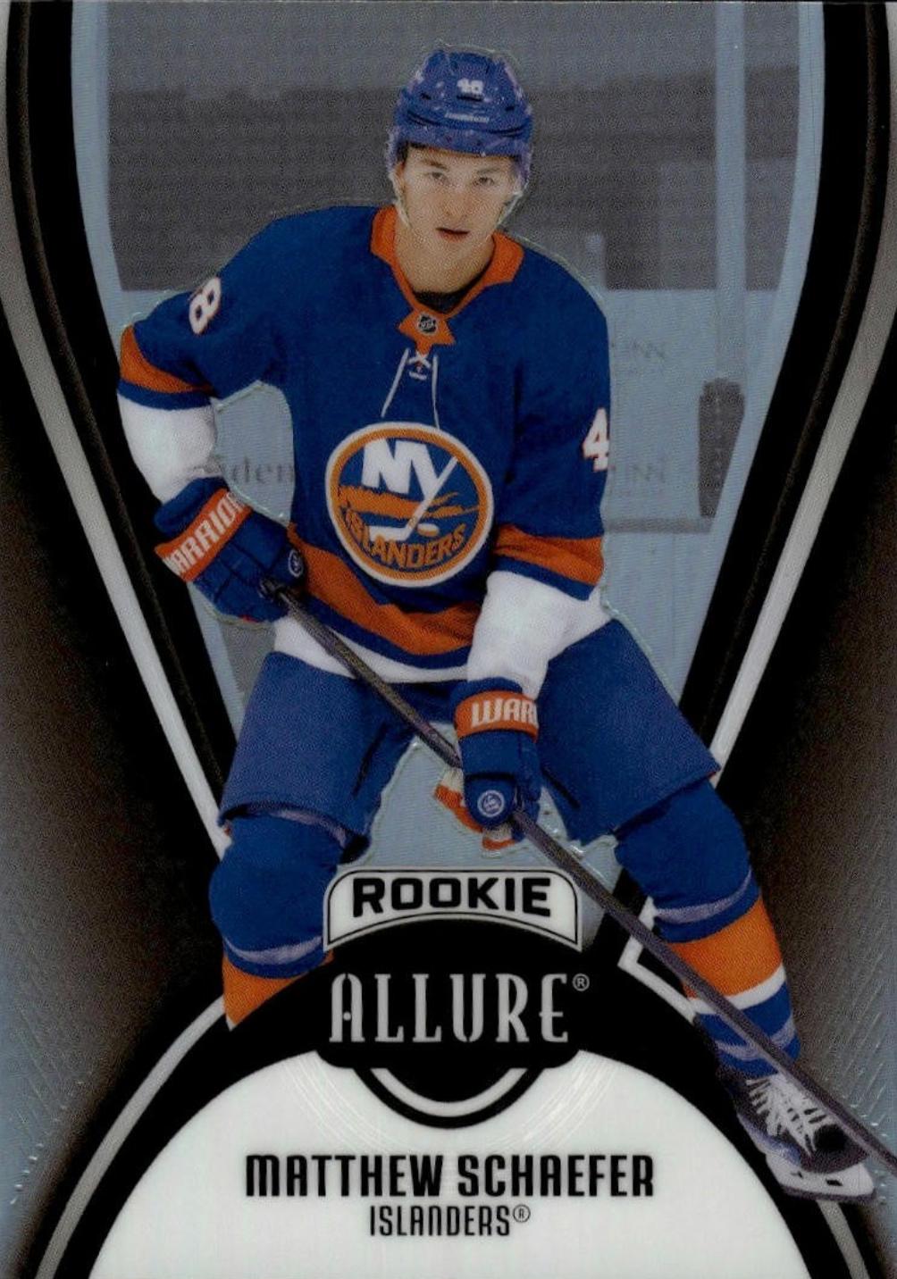 2025 Upper Deck Allure Matthew Schaefer [Black Rainbow Extended Rookie] #AR-MS card