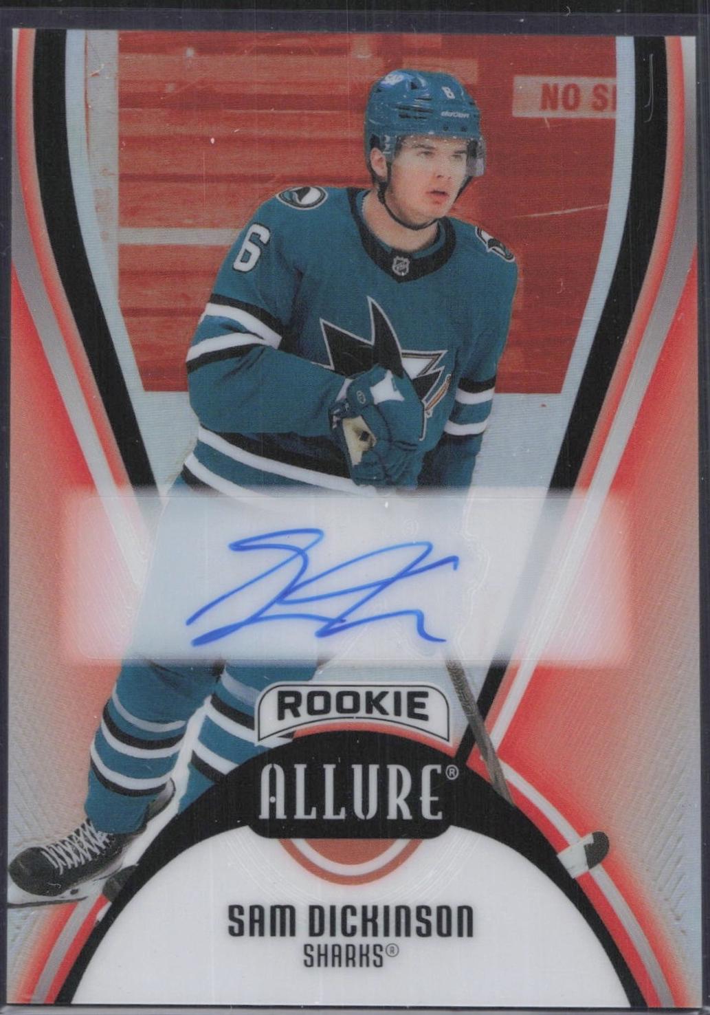 2025 Upper Deck Allure Sam Dickinson [Extended Rookie Red Rainbow Autograph] #AR-SD card