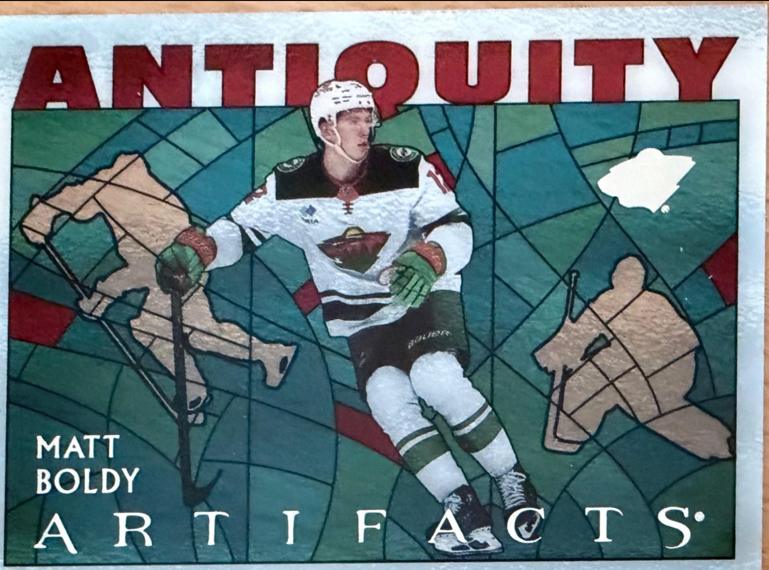 2025 Upper Deck Artifacts Antiquity Matt Boldy #AT-5 card