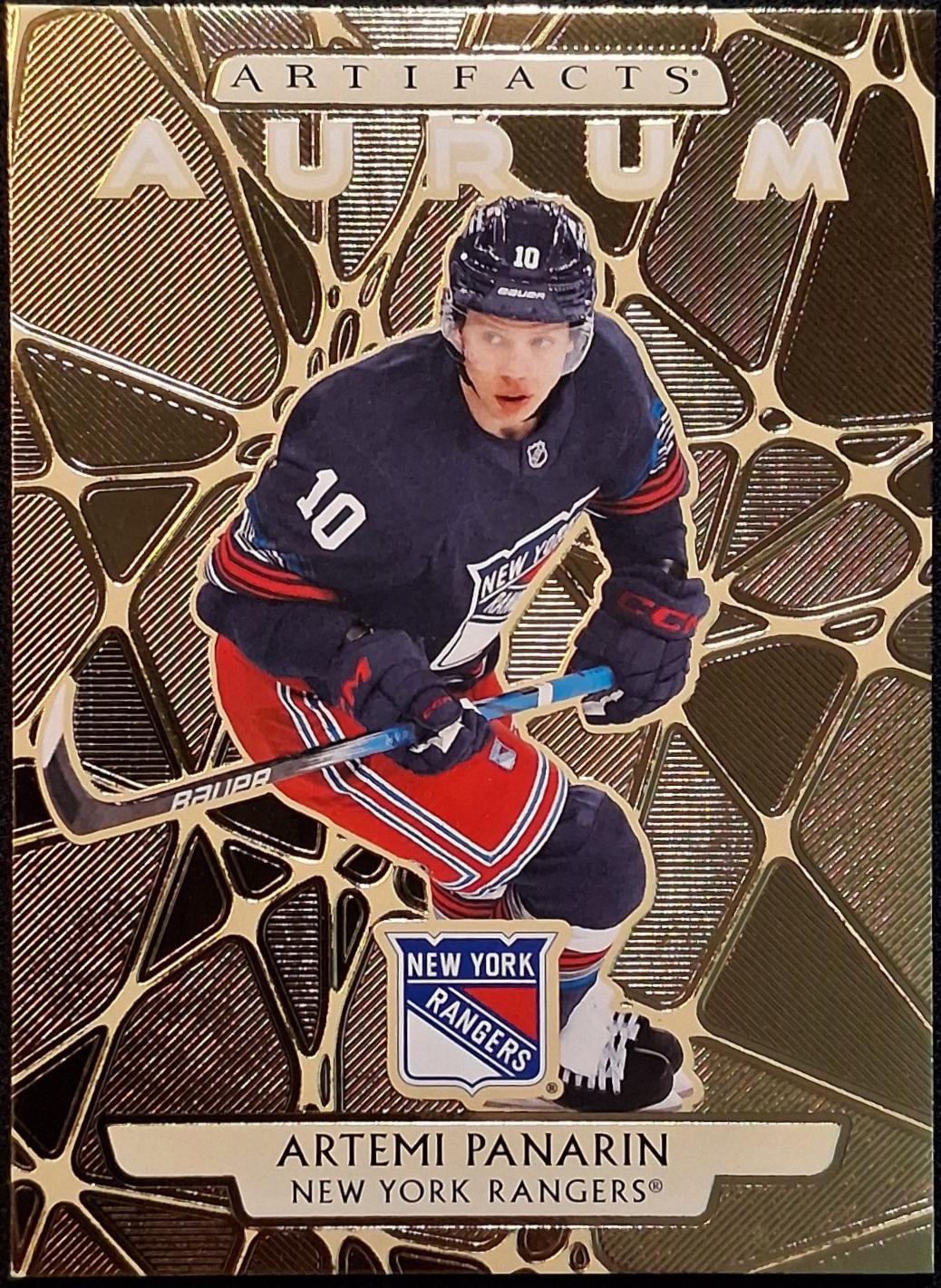 2025 Upper Deck Artifacts Aurum Artemi Panarin #19 card