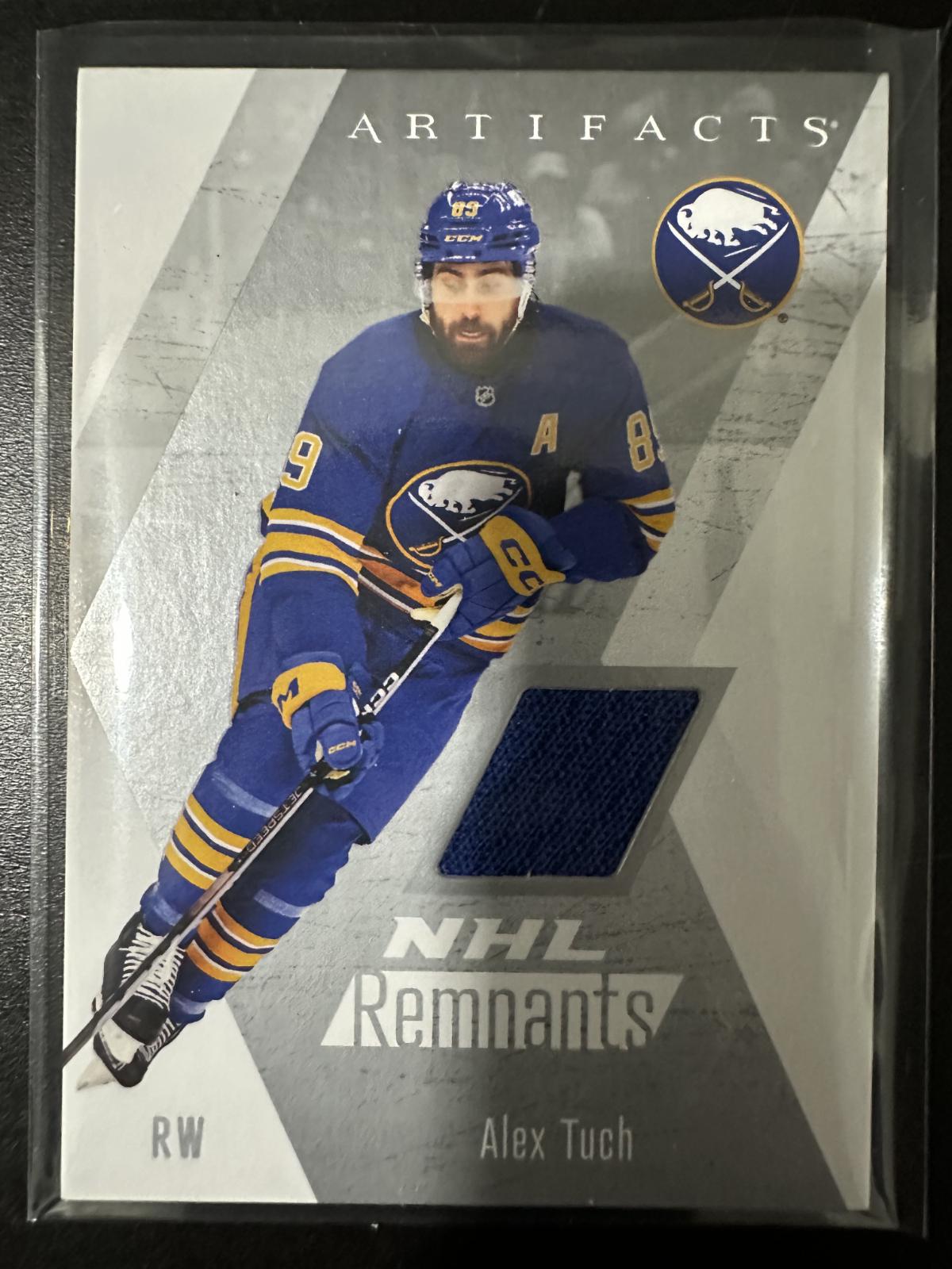 2025 Upper Deck Artifacts NHL Remnants Alex Tuch #NR-4 card