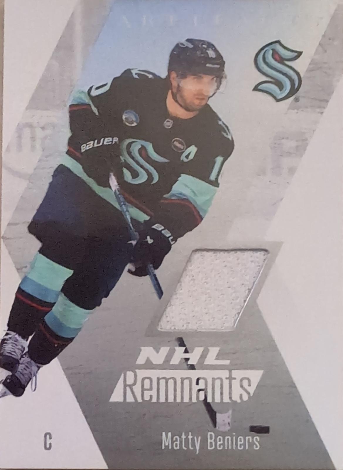 2025 Upper Deck Artifacts NHL Remnants Matty Beniers #NR-5 card