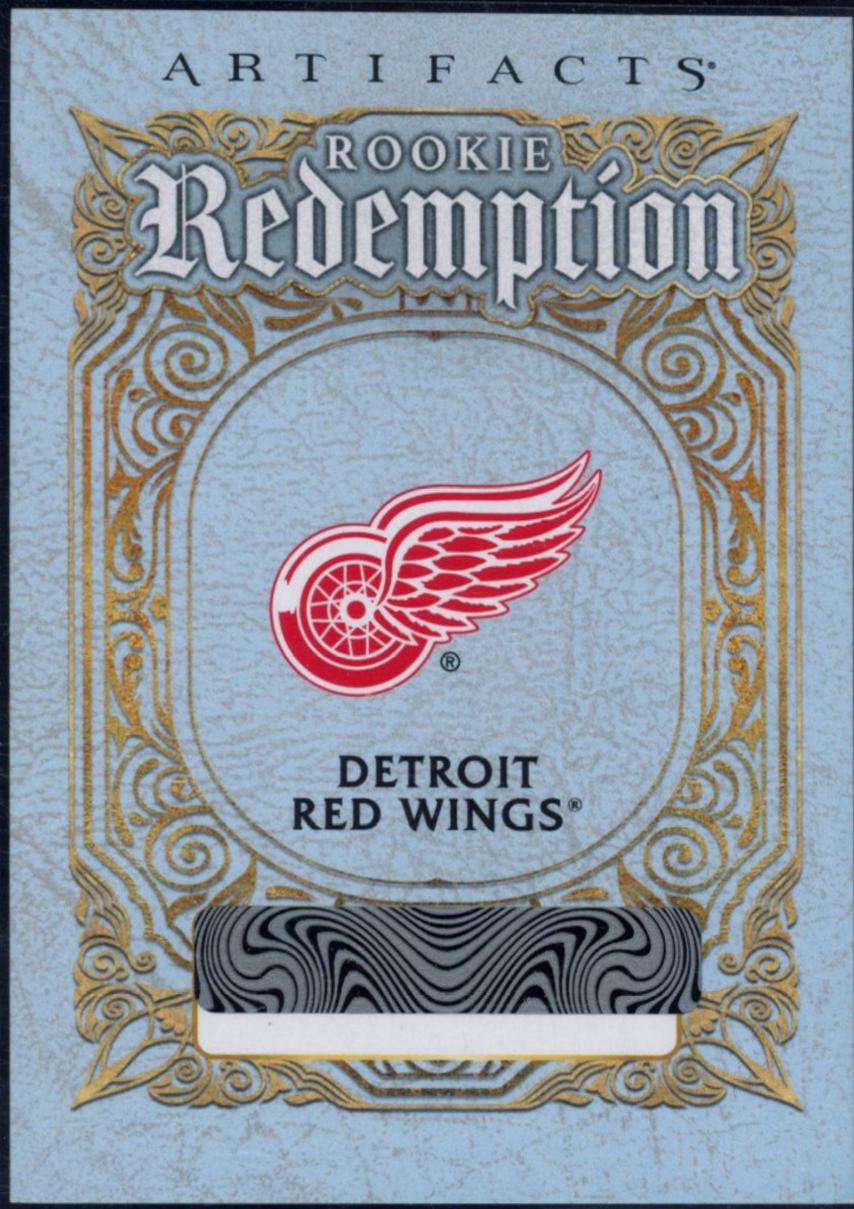 2025 Upper Deck Artifacts Rookie Redemption Detroit Red Wings #RED-210 card