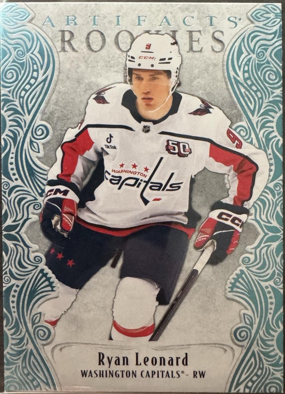2025 Upper Deck Artifacts Ryan Leonard [Sky Blue] #198 card