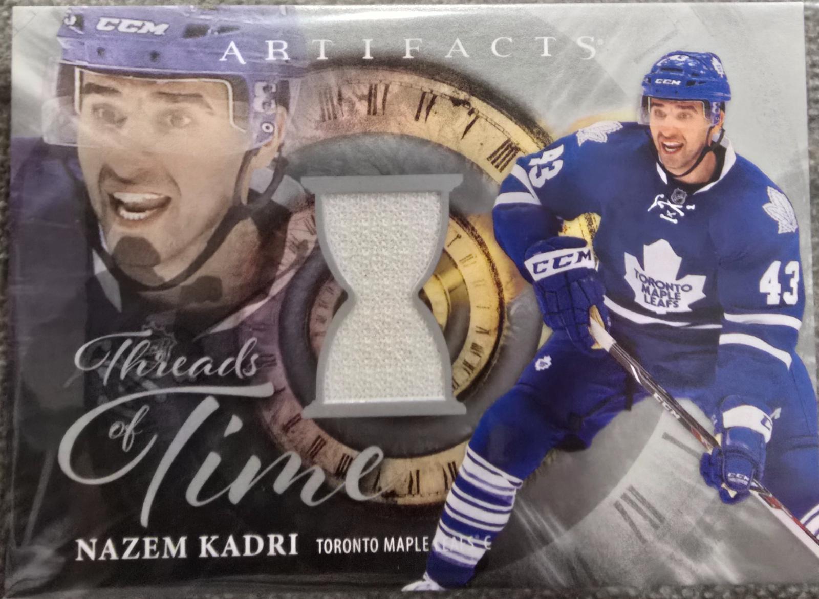 2025 Upper Deck Artifacts Threads of Time Nazem Kadri #TT-NK card