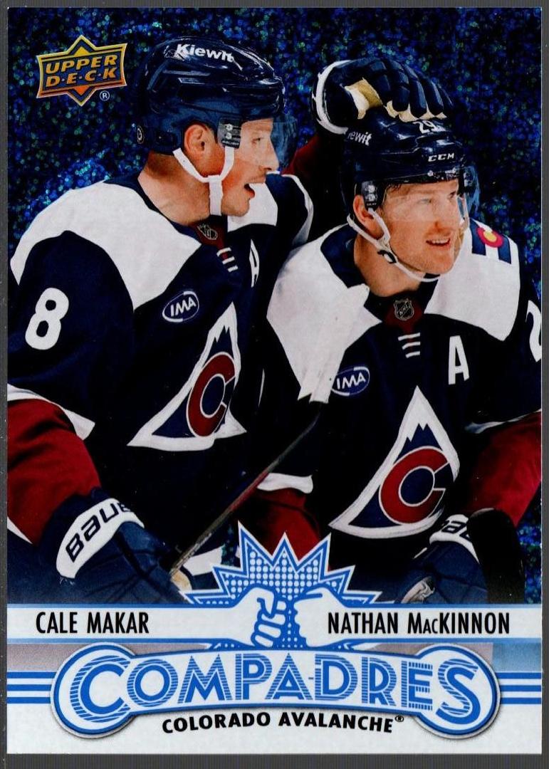 2025 Upper Deck Compadres Nathan MacKinnon/Cale Makar [Speckle] #CM-10 card