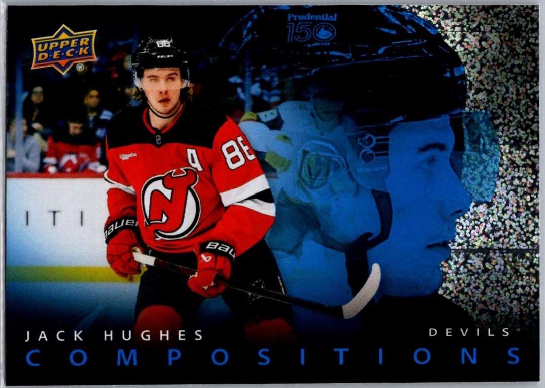 2025 Upper Deck Compositions Jack Hughes [Speckle] #CMP-2 card