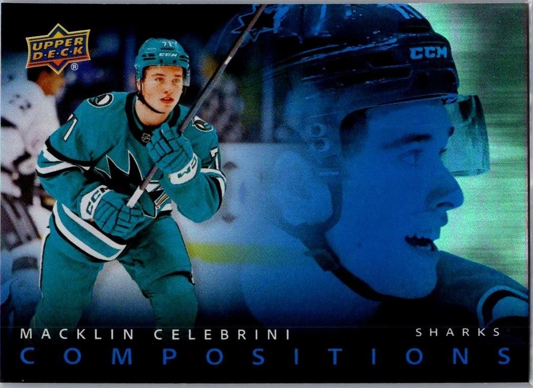 2025 Upper Deck Compositions Macklin Celebrini #CMP-7 card
